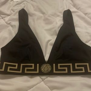 VERSACE UNDERWEAR
Black Greca Border Bikini Top
